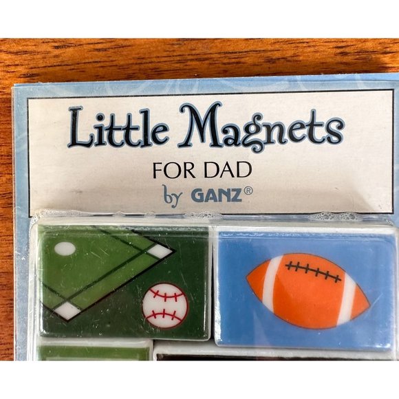 Vintage Ganz Little Magnets for Dad Sports Football Softball Coach Hat 5 Piece - Picture 5 of 12